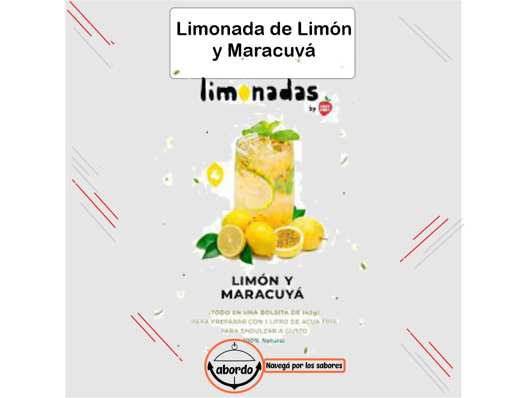 Limonada de limon + maracuya x 15un - Easy Frut