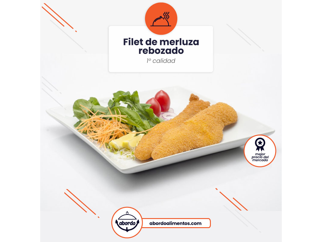 Filet de merluza rebozado x 1kg - Solimeno
