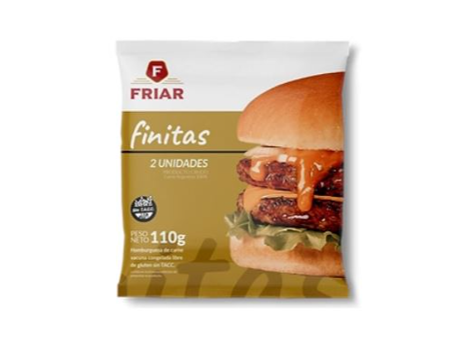 Hamburguesas Friar - 57g x 72 un