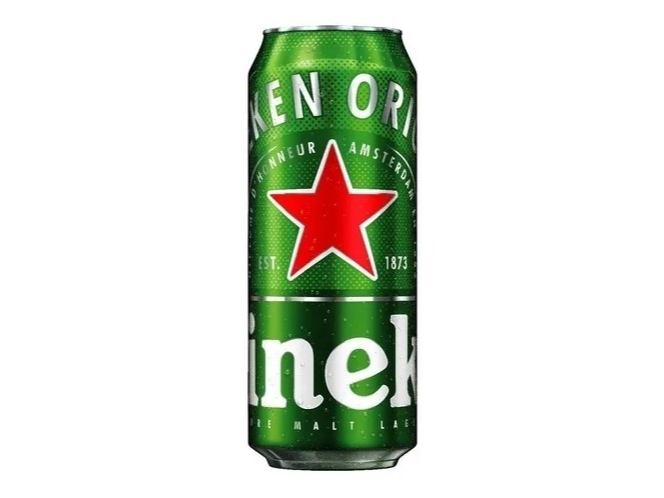 HEINEKEN RUBIA LATA 473 cc