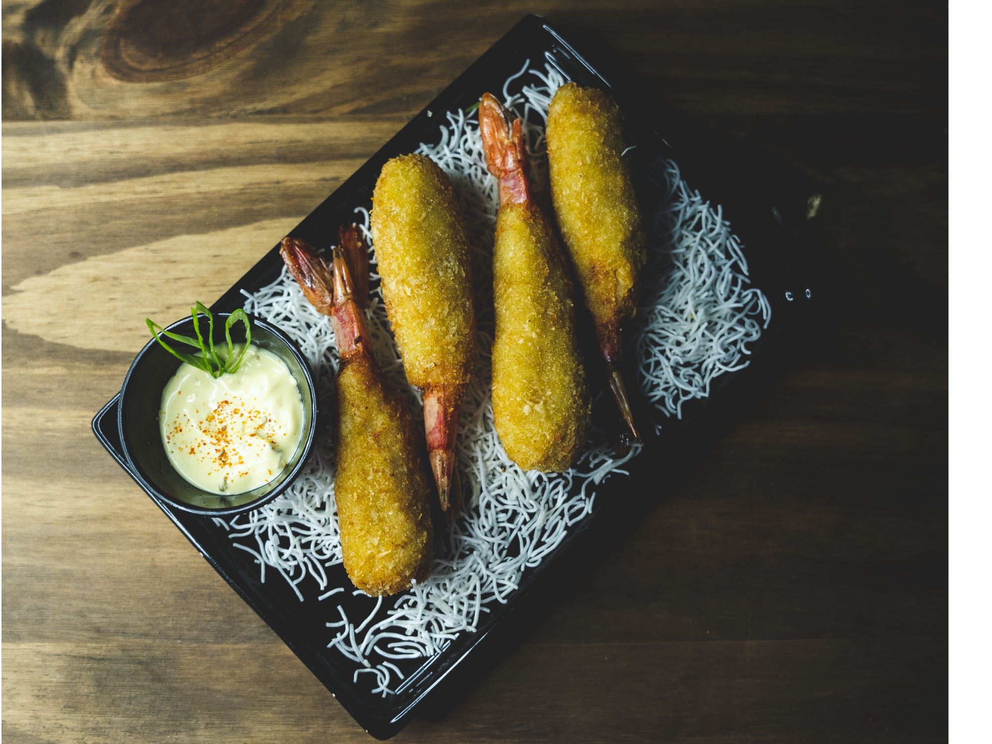 Langostinos crocantes (x4 un)