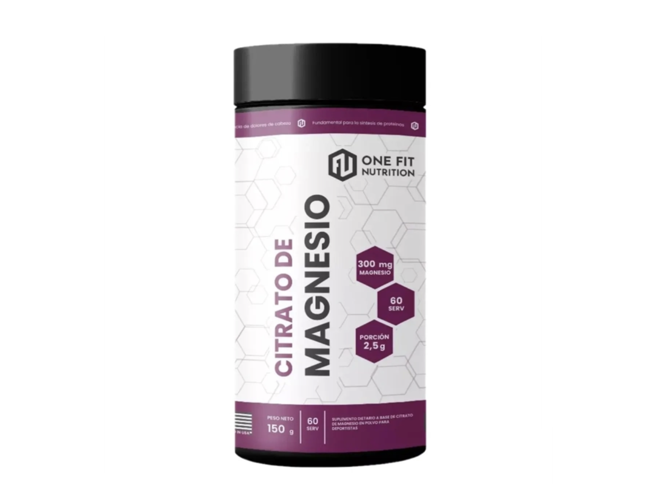 Citrato de Magnesio 150 Grs One Fit de Energem Suplementos