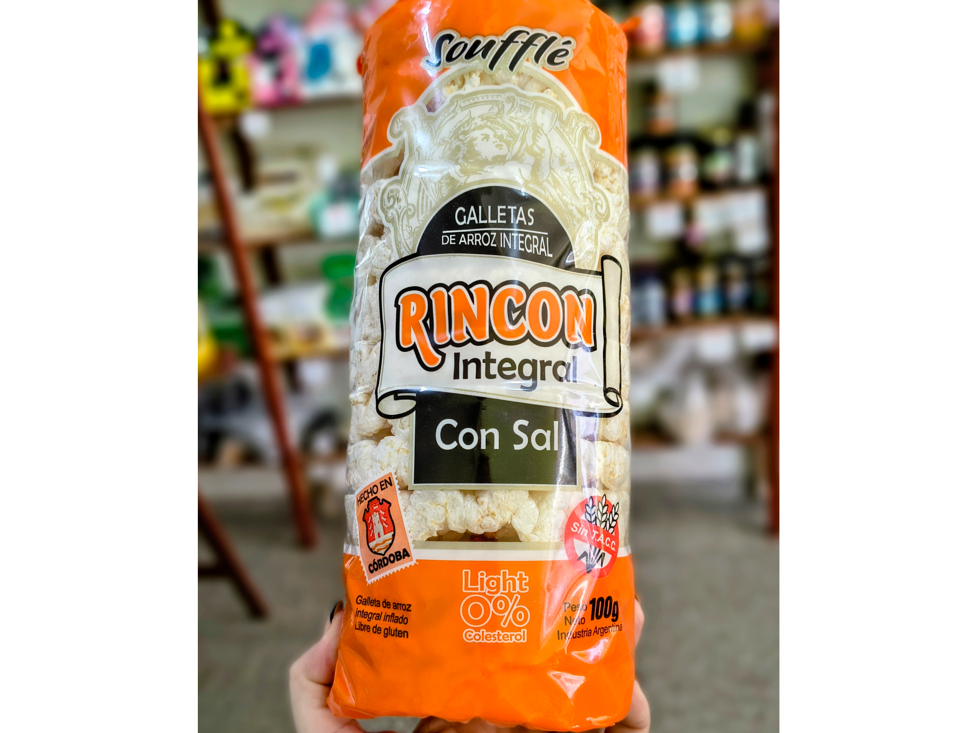 Discos de Arroz y Pasta de Mani