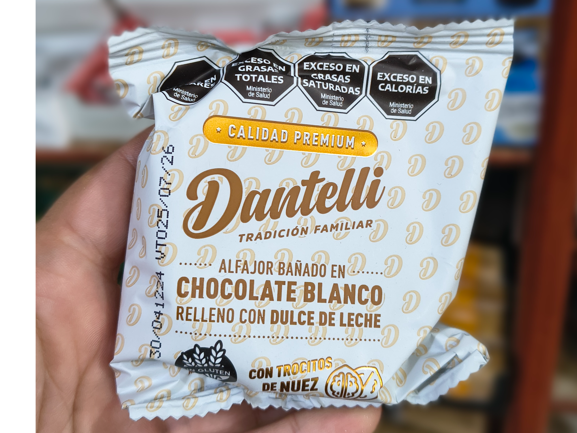 Alfajor Dantelli Blanco