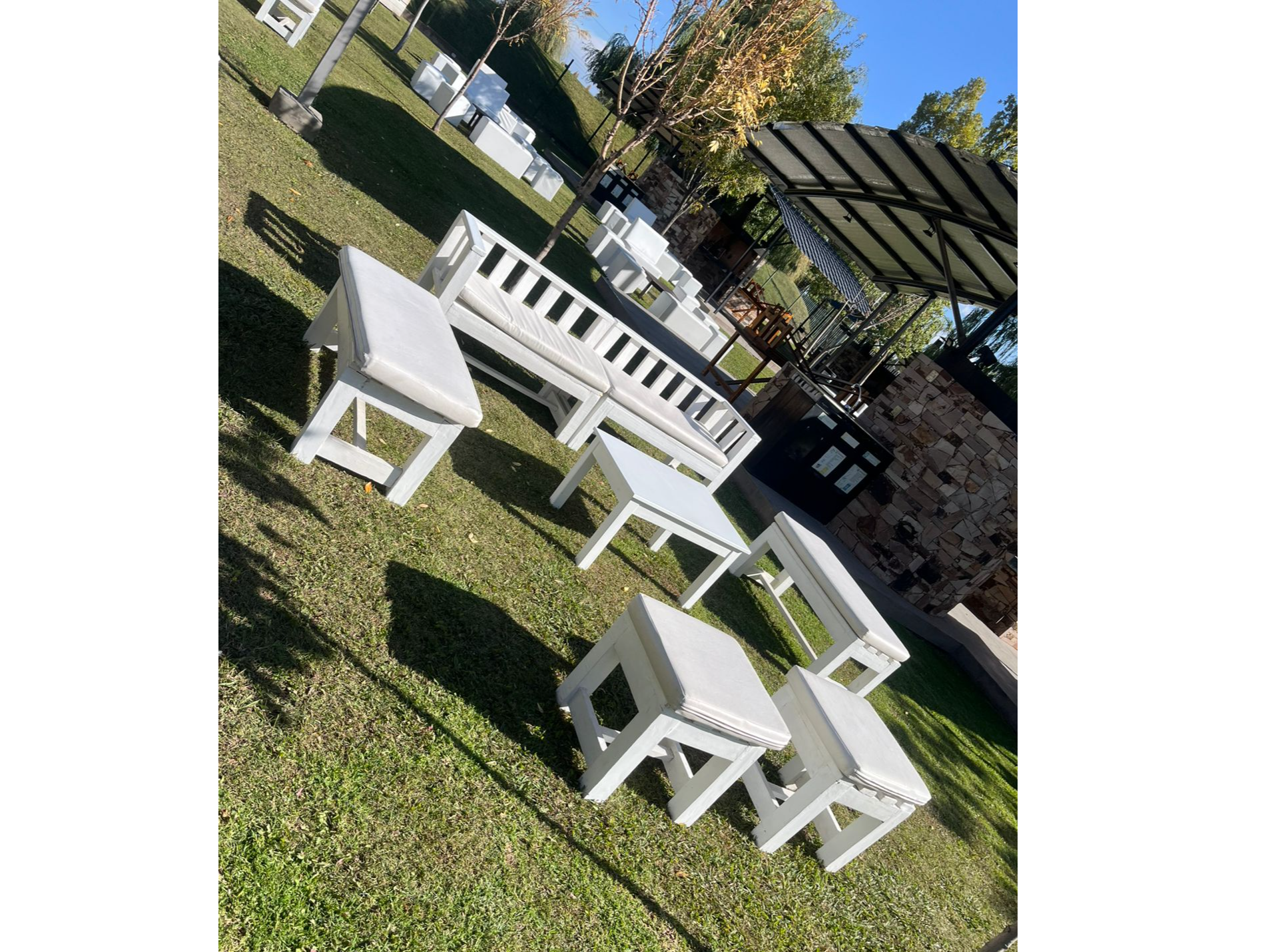 Juego de Living Madera (10 personas)