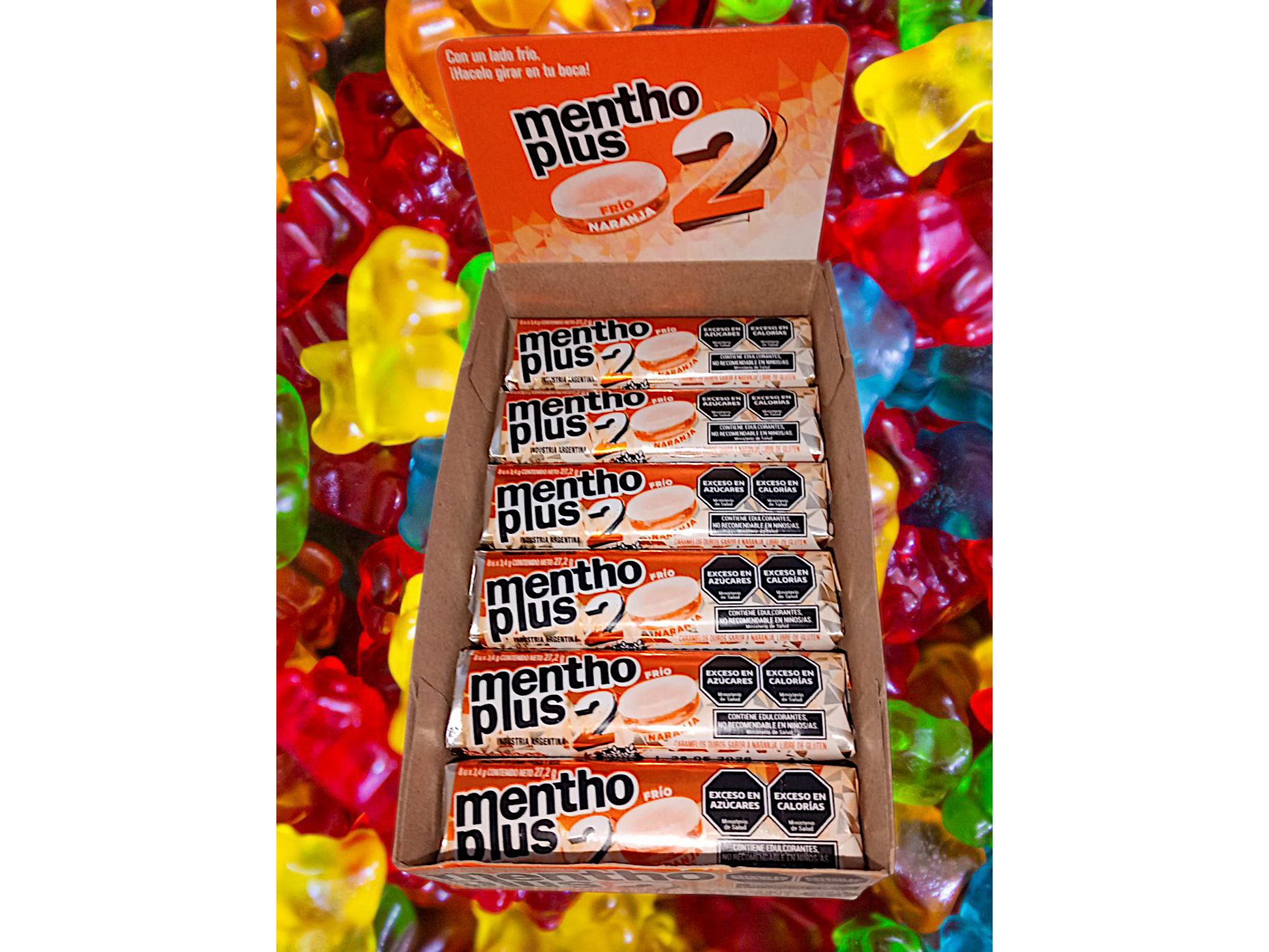 Mentho plus sabor naranja