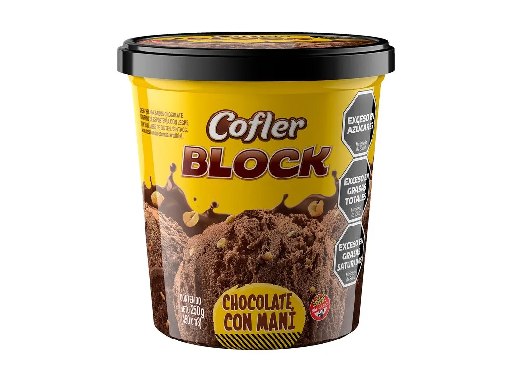 HELADO CHOCOLATE CON MANI 520GR