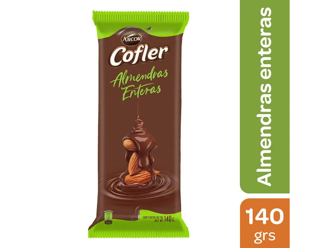 Cofler Almendras enteras 140g