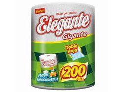 ROLLO DE COCINA ELEGANTE DOBLE HOJA X 200 PAÑOS