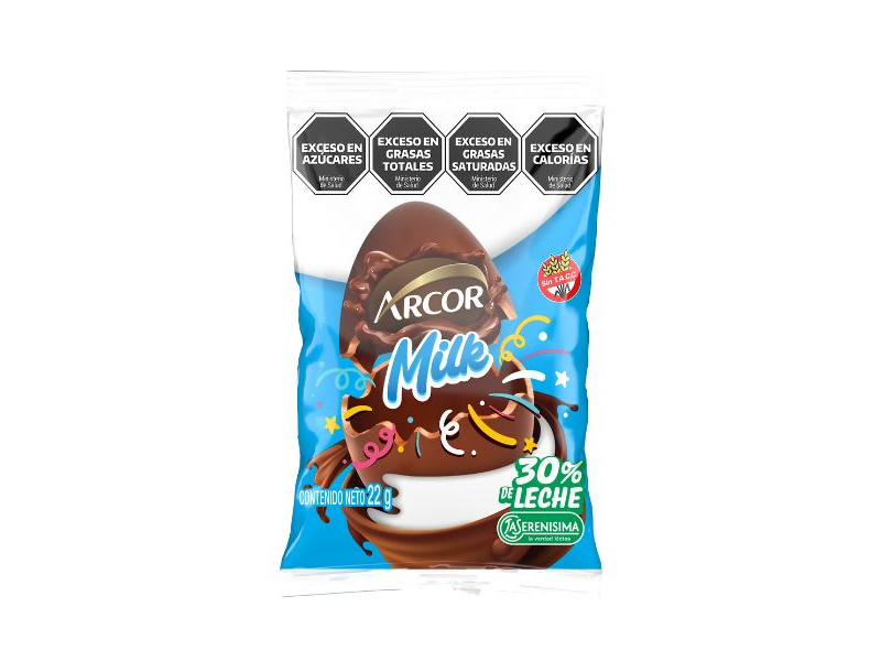 ARCOR MILK 264GRS