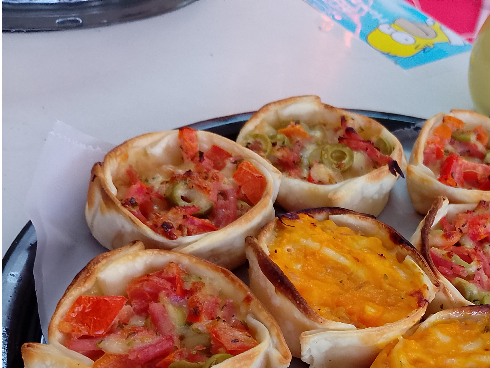CANASTITAS A LA PIZZA