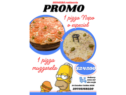 2 pizzas