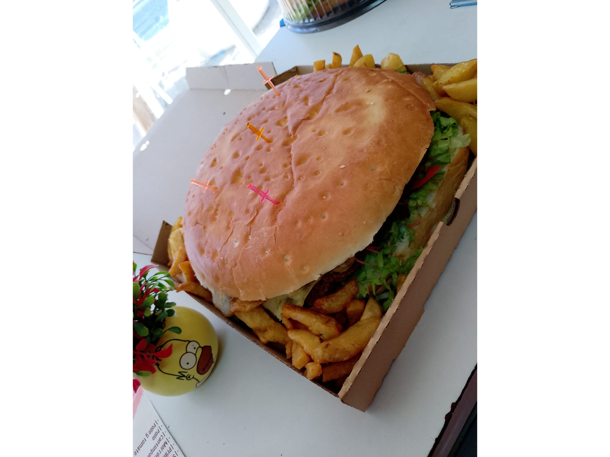 HAMBURGUESON + FRITAS