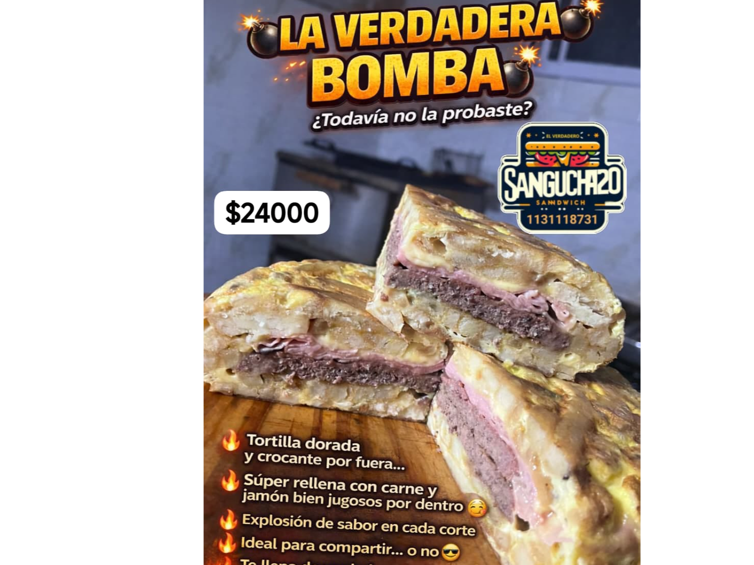 Tortilla bomba