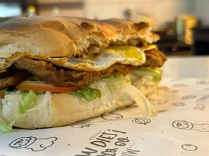 Sandwich de milanesa de La Chuña