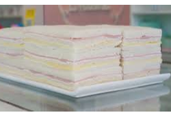 12 rectángulos surtidos o de jamón y queso