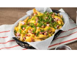 PAPAS FRITAS CON CHEDDAR