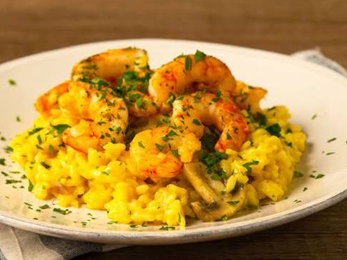 (551) ARROZ CON LANGOSTINOS Y CHAMPIÑONES