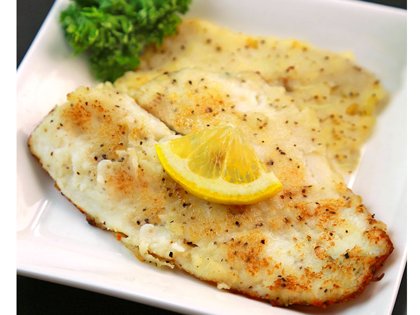 (571) LENGUADO GRILLADO (con guarnicion) de EL TIBURON - FISH FOOD