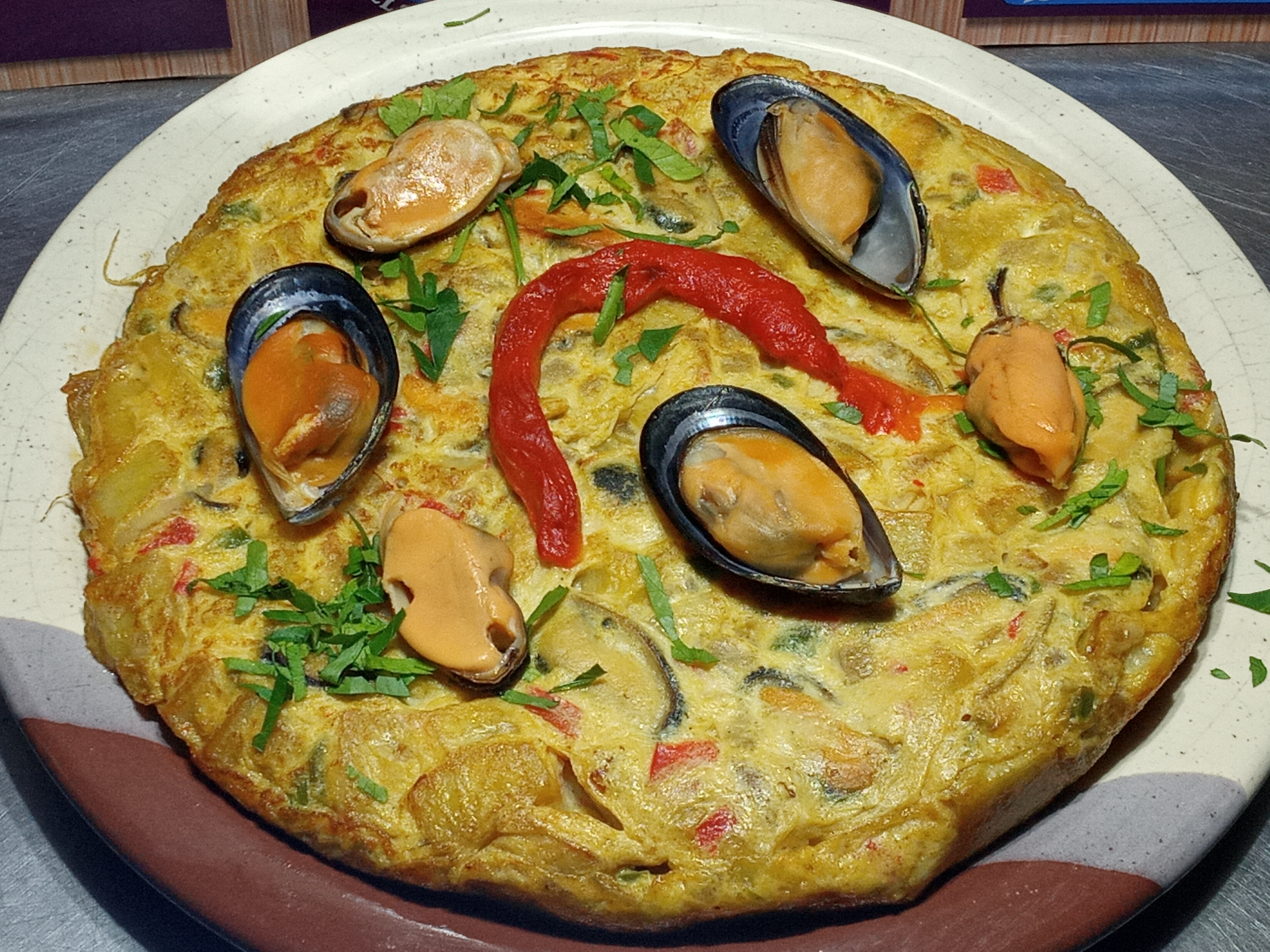 (031) tortilla de MEJILLONES