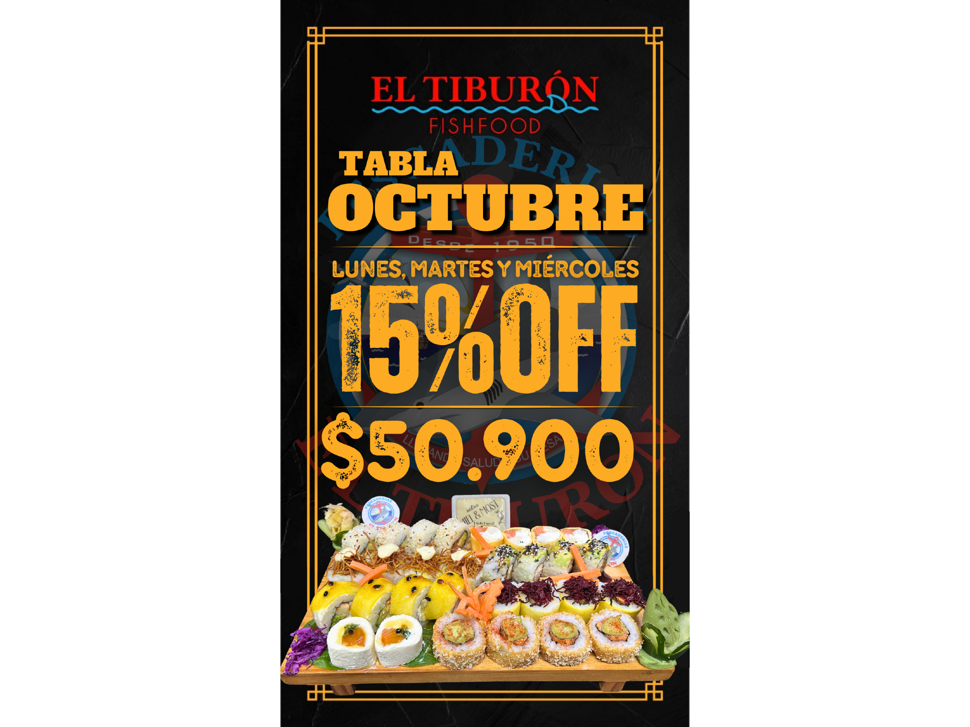(901) PROMO TABLA OCTUBRE
