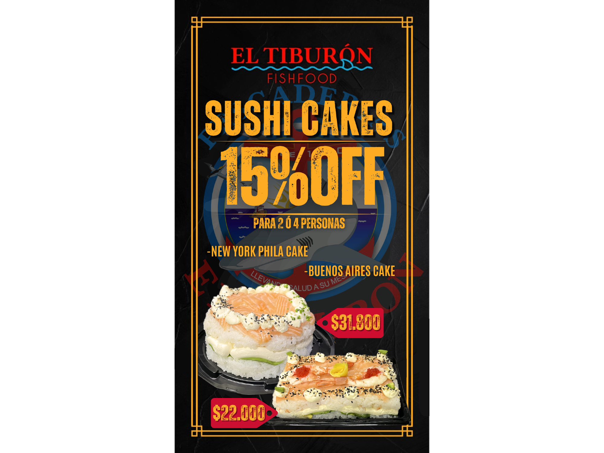 PROMO SUSHI CAKES