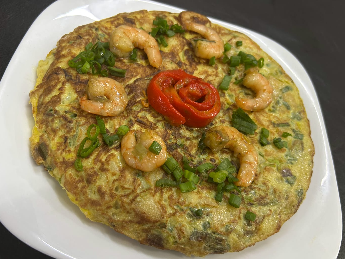 (530) tortilla de CAMARONES