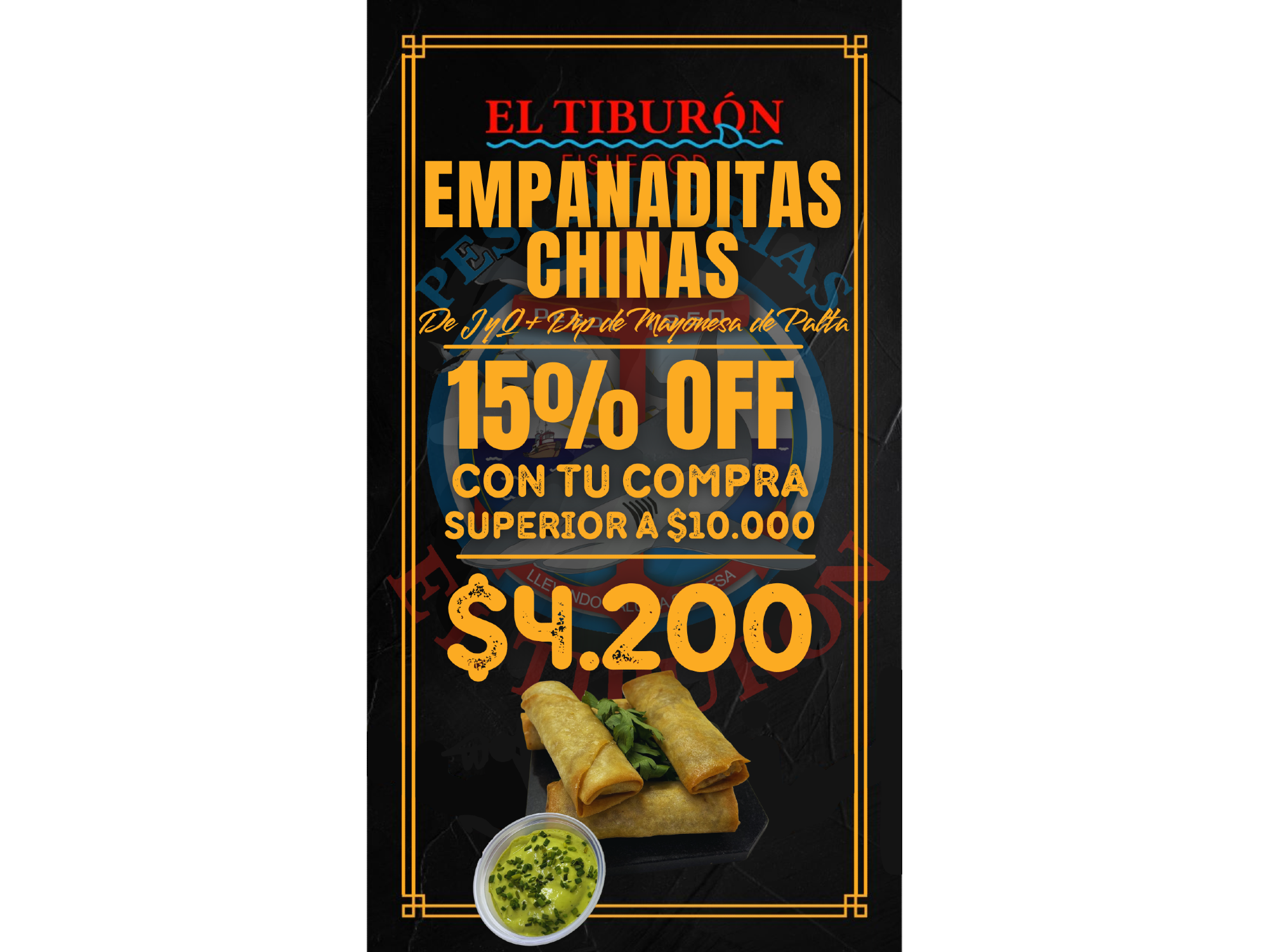 (904) PROMO EMPANADITAS CHINAS DE JYQ