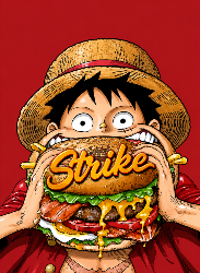 Logo Strike Burger
