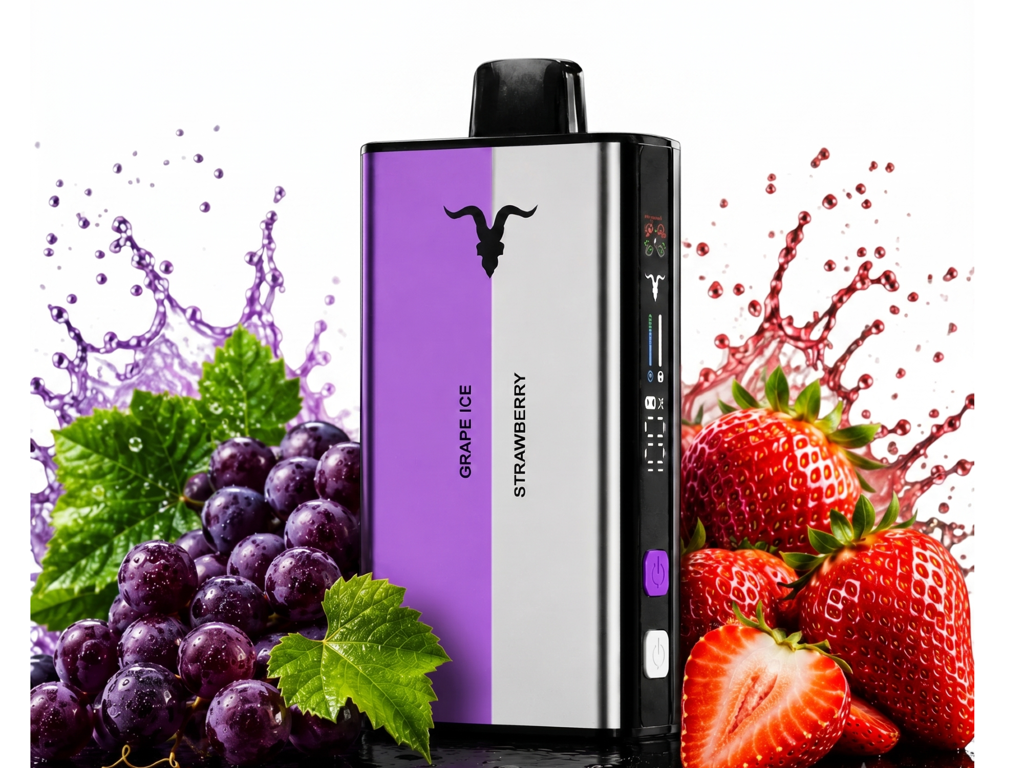 Grape Ice - Strawberry 🍇🧊Mix🍓(Uva refrescante - Frutilla)
