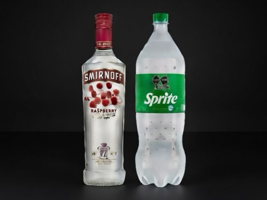 1 Smirnoff saborizado + 1 Sprite 2.25 lts