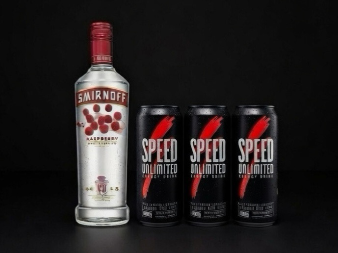 1 Smirnoff saborizado + 3 Speed XL