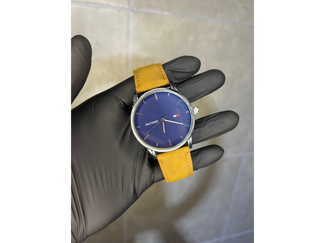 RELOJ TOMMY 3 MARRON AZUL