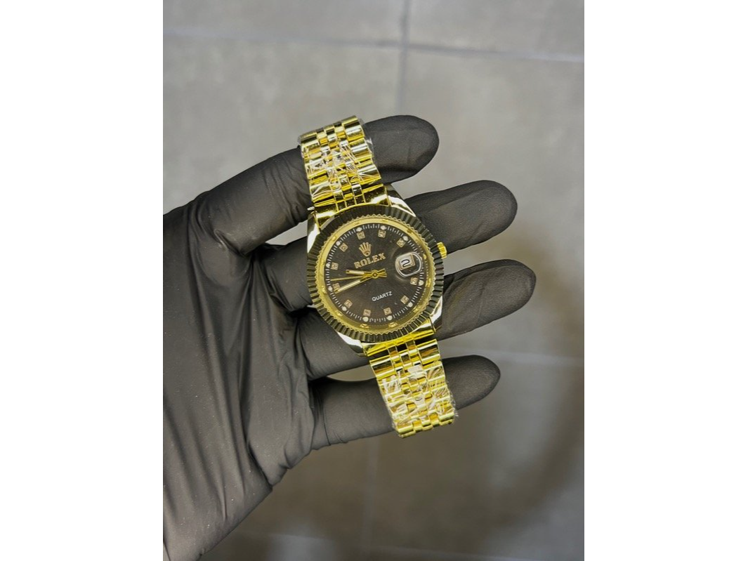 RELOJ ROLEX 2 ORO NEGRO