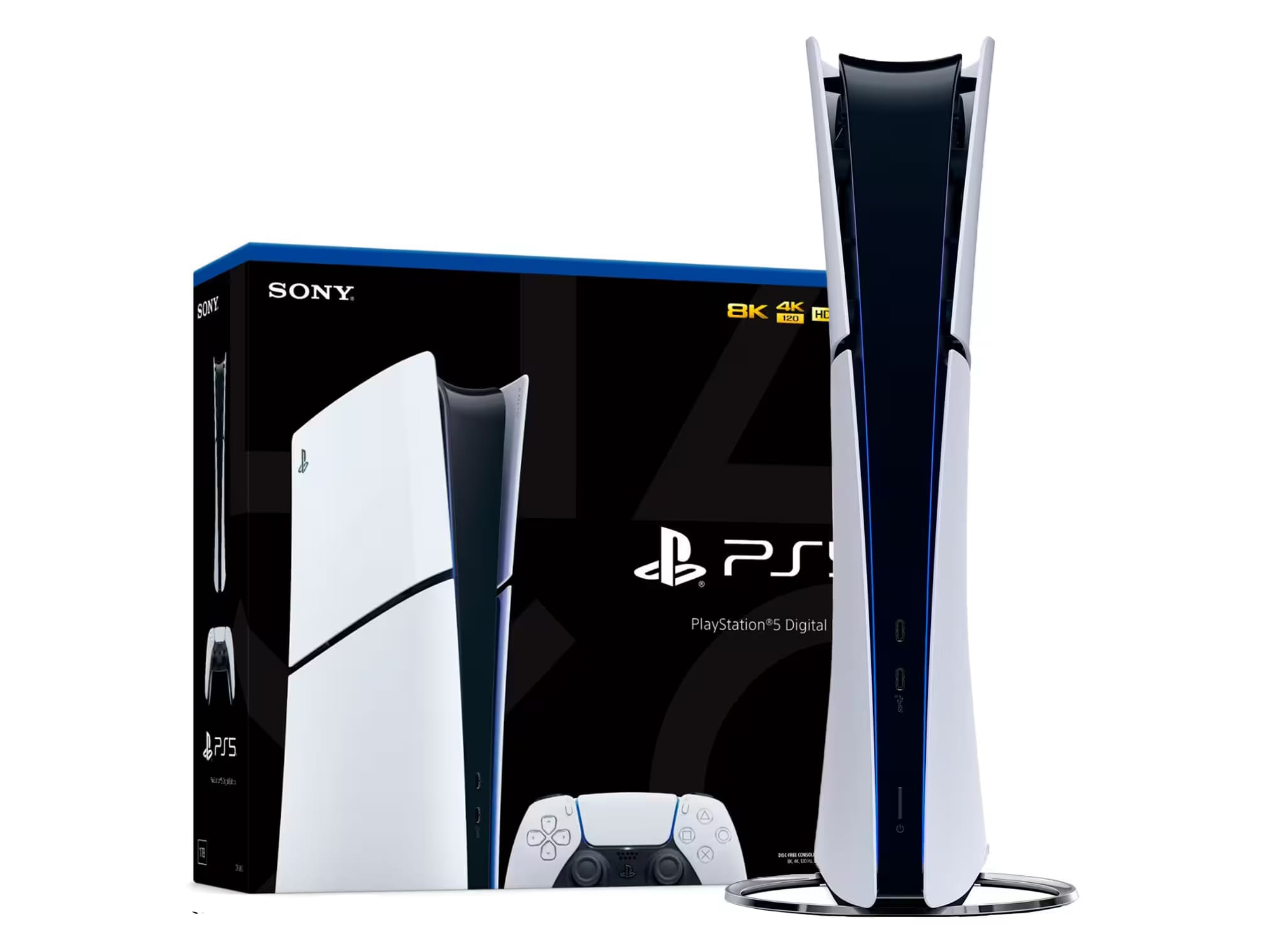 Sony PlayStation 5 Slim 4K Edición Digital 1TB SSD USA