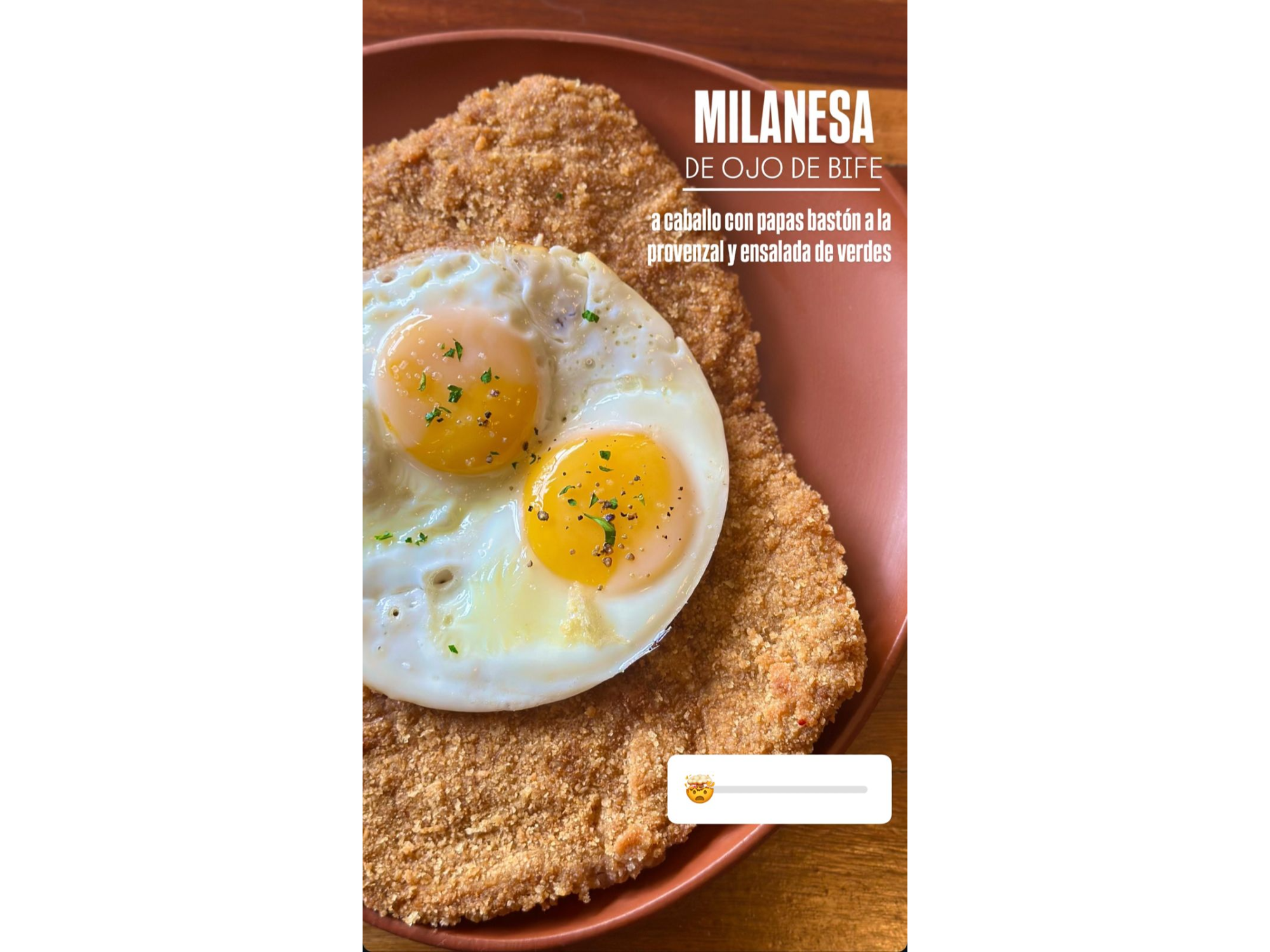 Milanesa de ojo de Bife 500gr