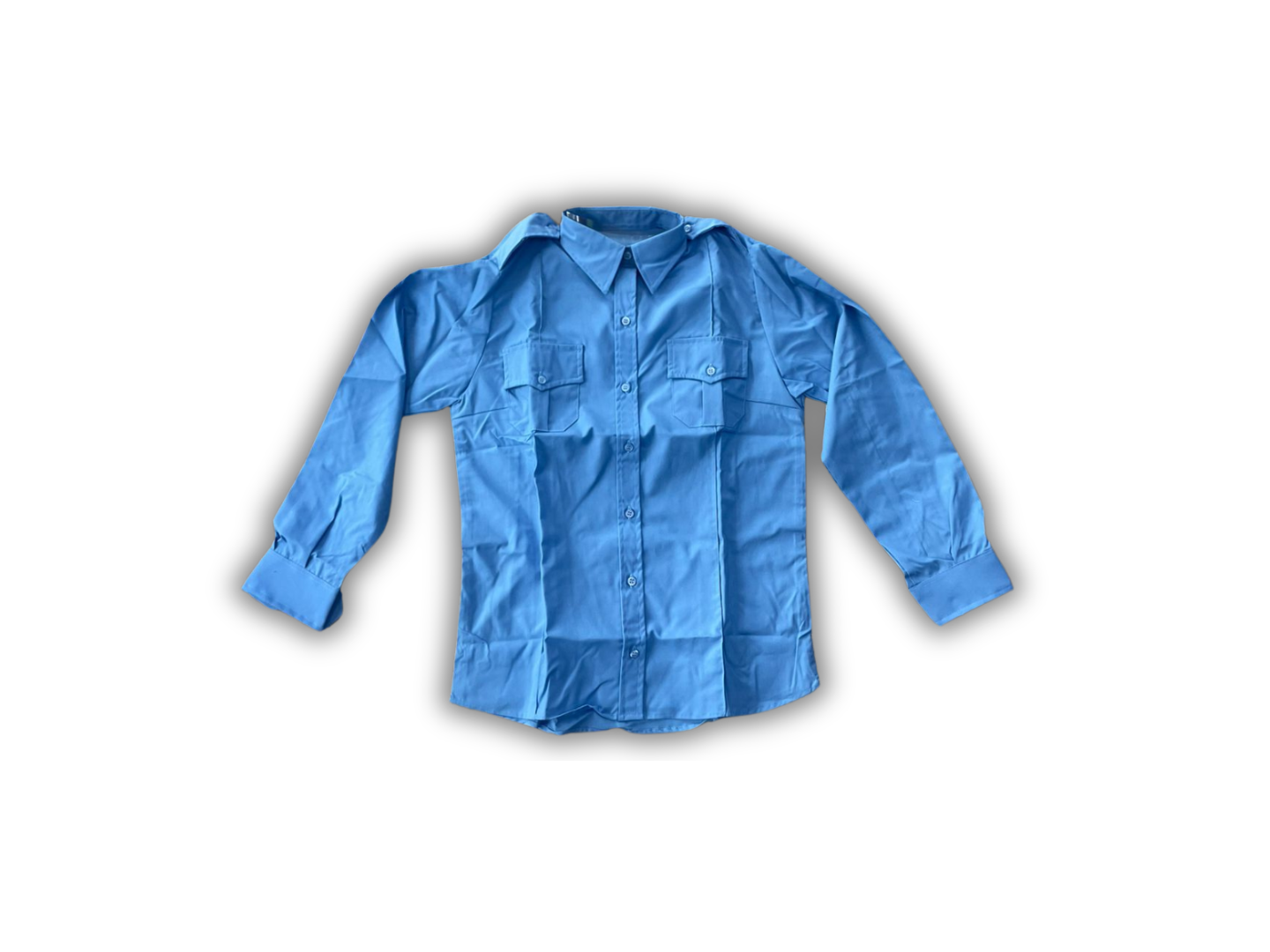 Camisa Manga Larga Celeste de Ctc Indumentaria
