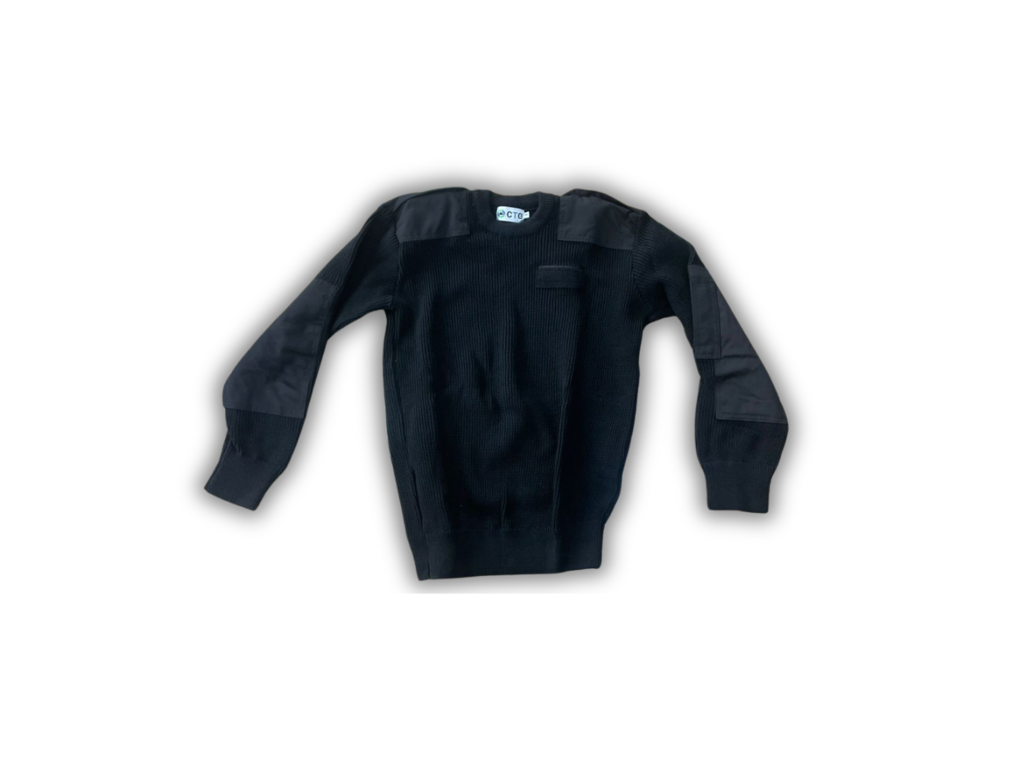 Tricota Negra Cuello Redondo