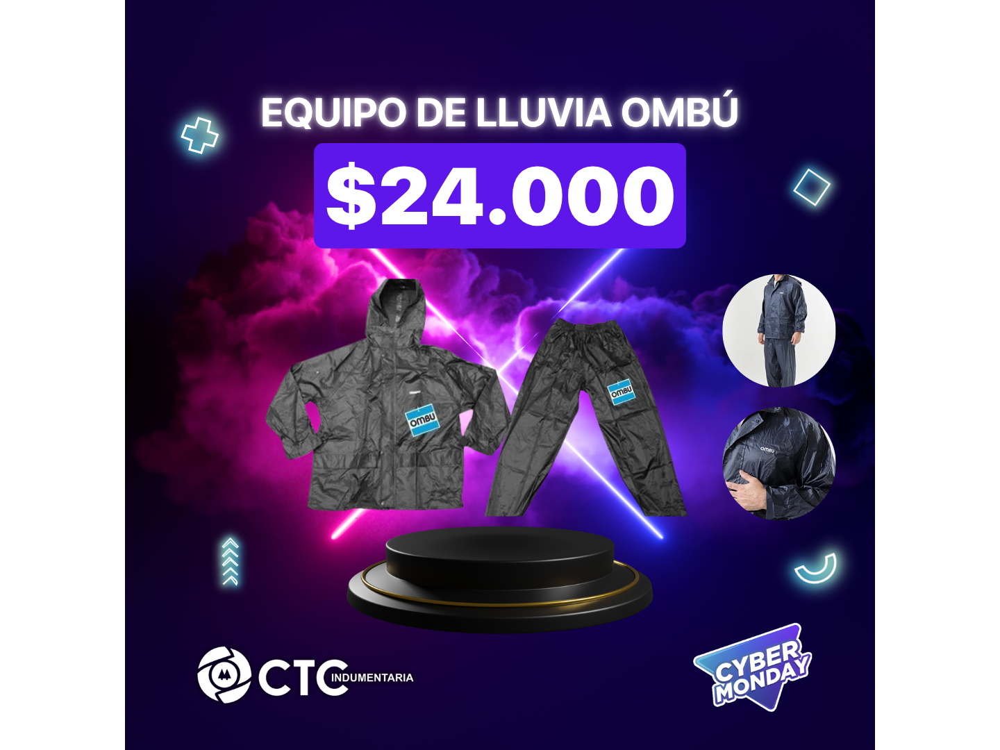 PROMO Equipo de Lluvia Ombú