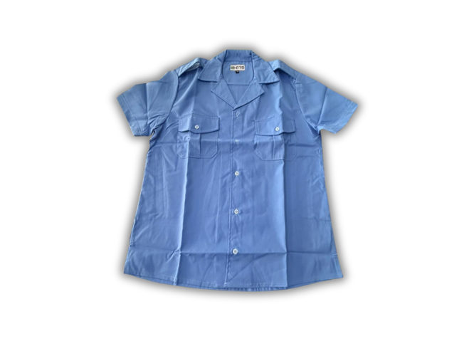 Camisa manga corta celeste