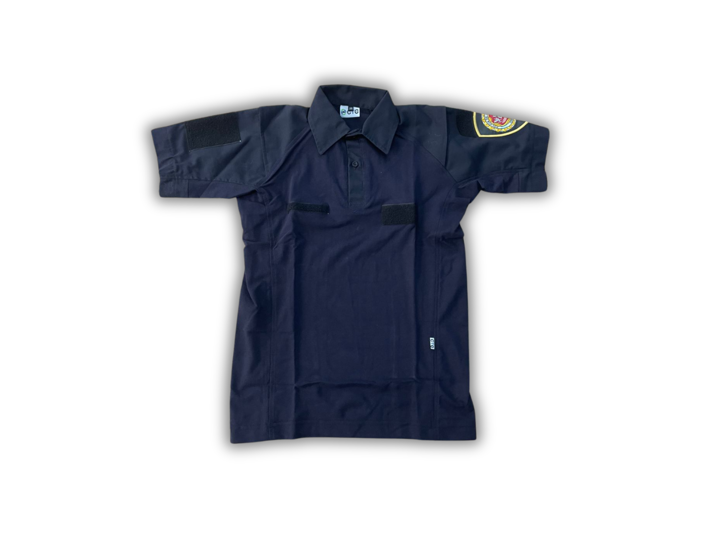 Chomba Policial Manga Corta Azul