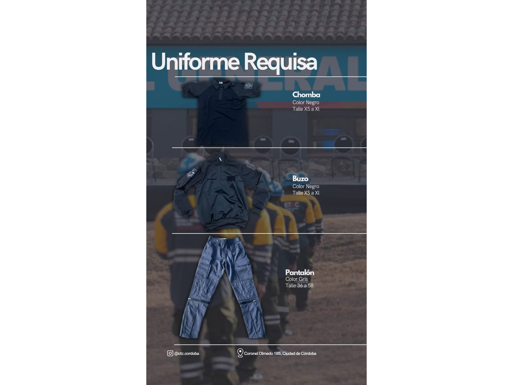 Uniforme Departamento Requisa