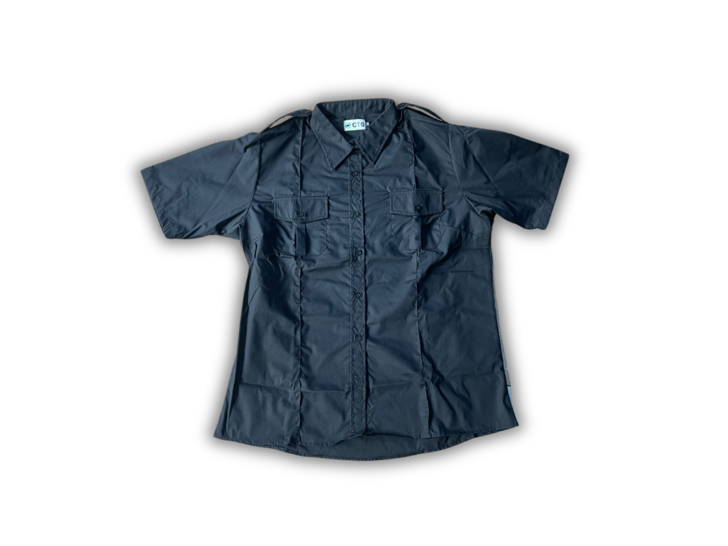 Camisa Manga Corta Negra