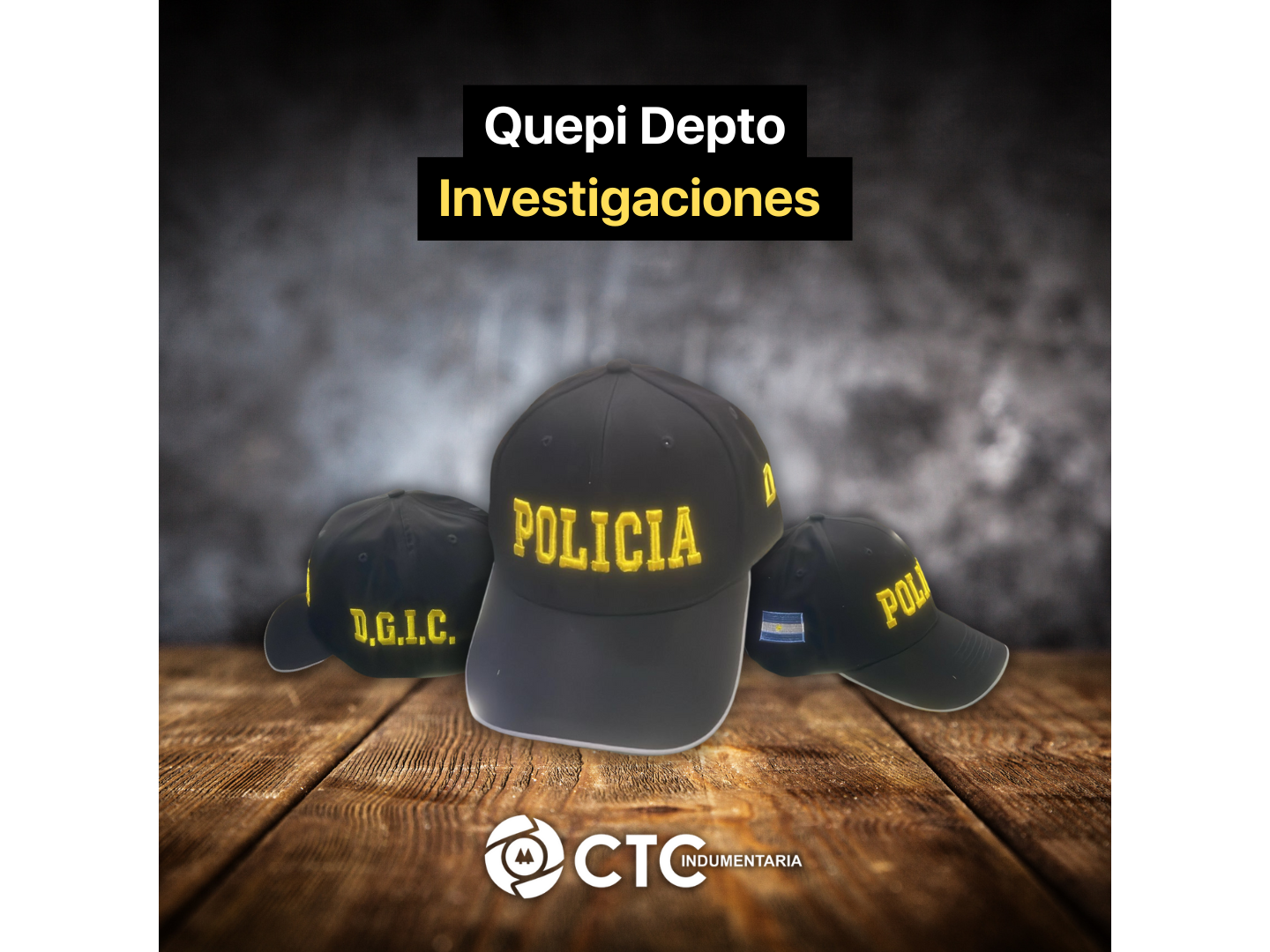 Gorra Investigaciones de Ctc Indumentaria