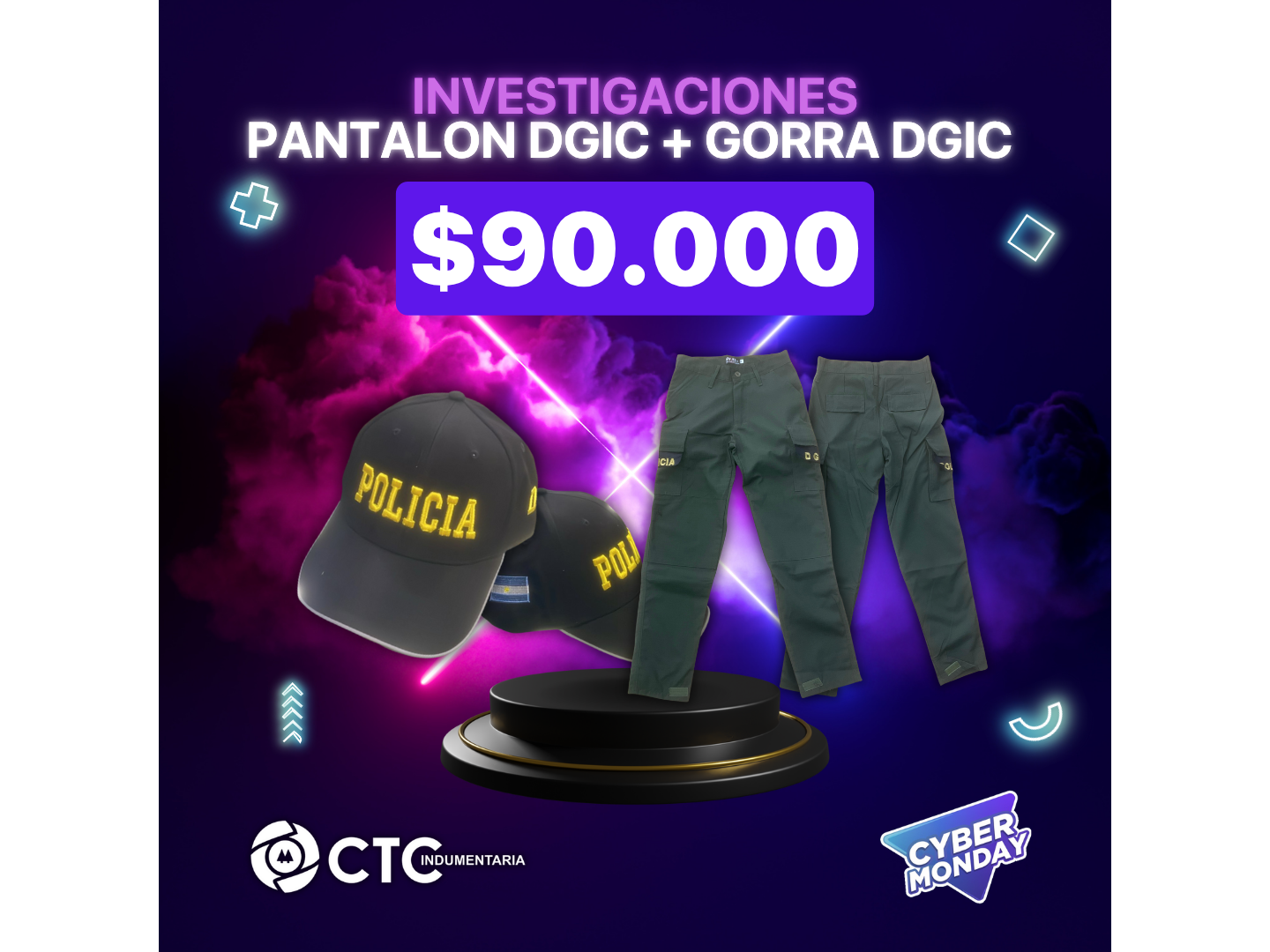Promo Pantalon DGIC + Gorra DGIC