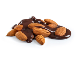 Almendras bañadas en chocolate