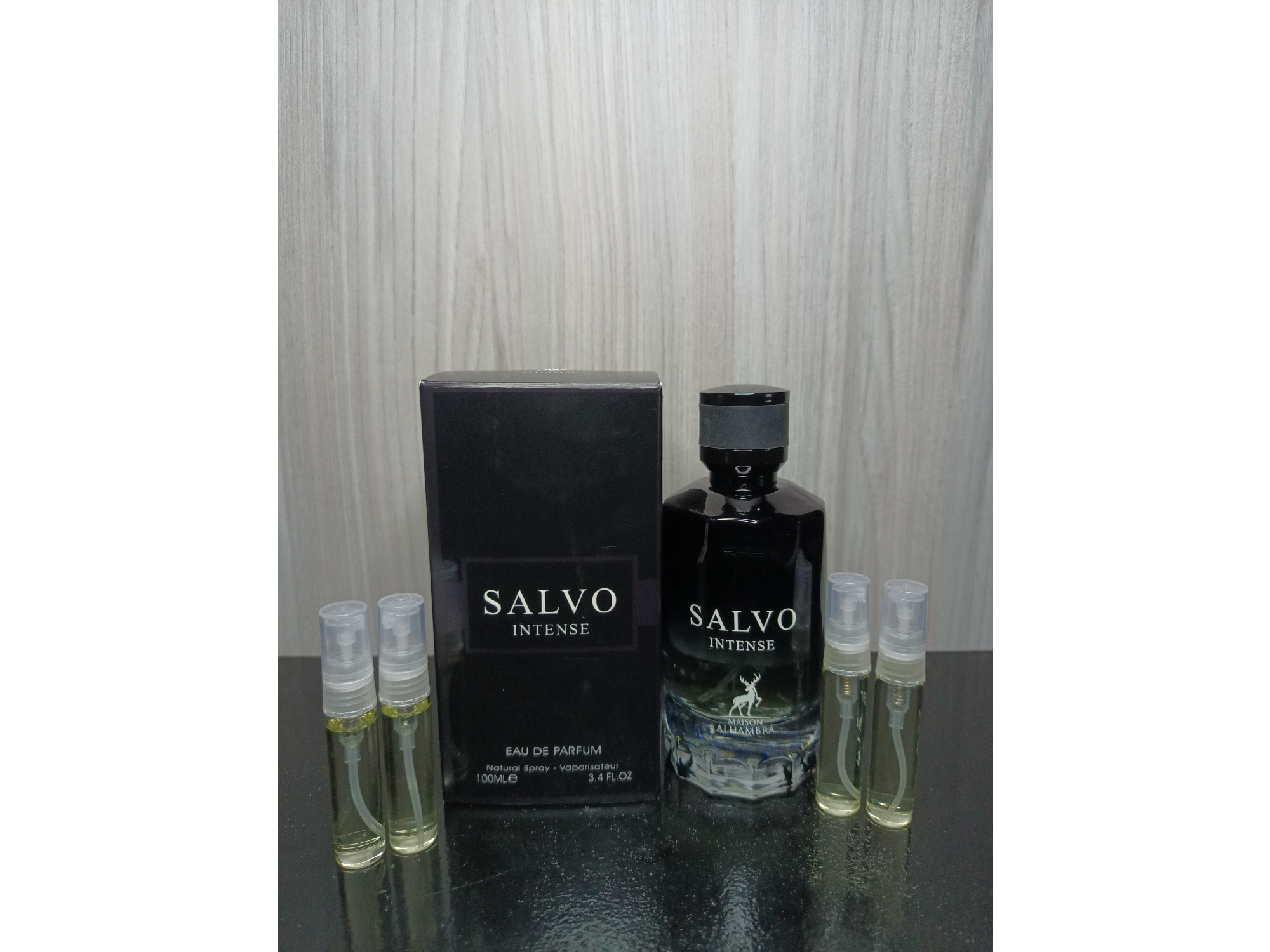 Maison Alhambra Salvo Intense Eau De Parfum Masculino 100 ml Original de AUREVIA Perfumes