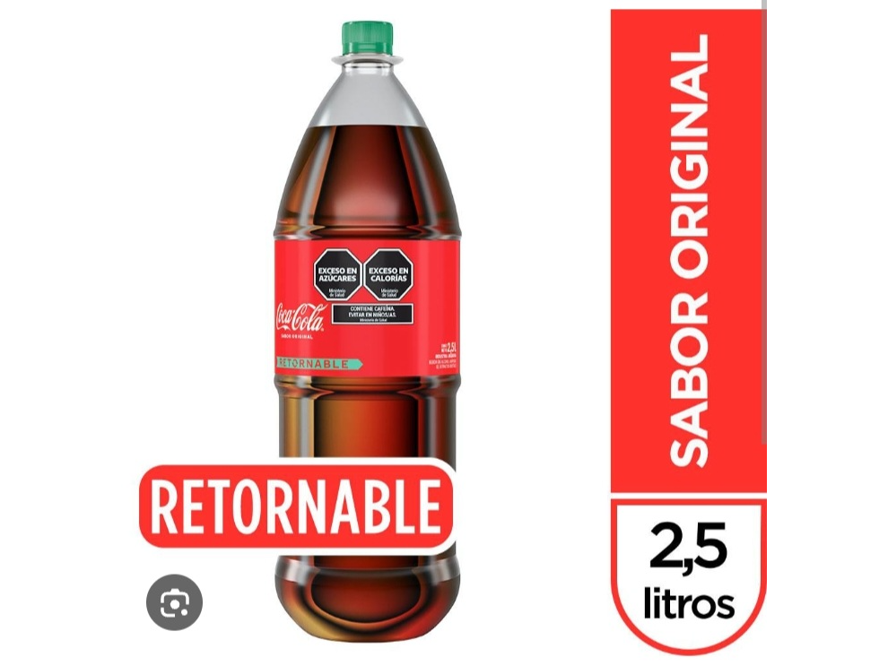 Coca cola retornable 2.5