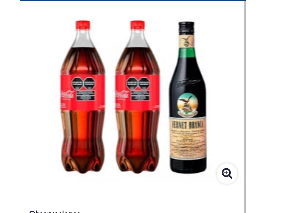 Fernet Branca 710 ml+ 2 coca cola 1,75