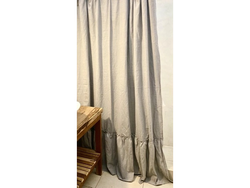 Cortina baño tusor c/volado 1.80 x 1.80